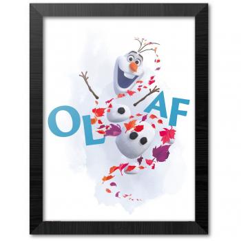 Lámina con Marco Disney Frozen Olaf 40x30cm