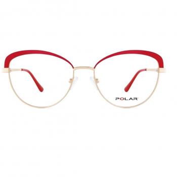 Polar 518 With Clip-On 22 Gafas Recetadas para Hombre Dorados con armazones dorados y lentes recetadas