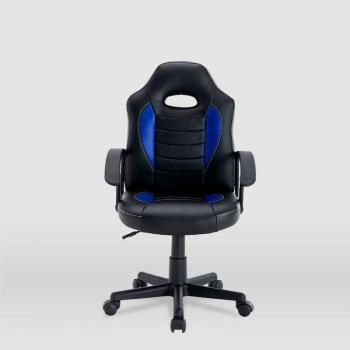 Silla Gaming Zoe Piel Sintética Negro/Azul 92-102cm Alto 56cm Ancho 54cm Largo