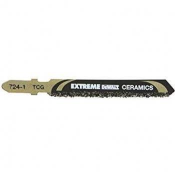 DeWalt DT2102-QZ - Hoja de sierra de calar Extreme bi-metal para material especial, Long: 76mm,con puntas de carburo de tungsteno para baldosas de cerámica, fibra de vidrio y plástico 10 mm de espesor