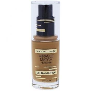 2 x Max Factor Miracle Match Blur & Nourish Foundation 30ml - 85 Caramel