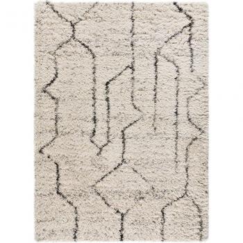Alfombra geométrica Lynn 724 Blanco