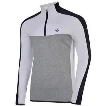 Dare 2b Depose Core Stretch Lightweight Quick Drying Half Zip Top Capa Intermedia elástica, Hombre, Gris ébano/Gris Ceniza, XS