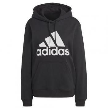 Adidas Women's Big Logo Black Hoodie Regular Fit L