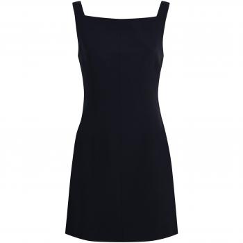 Givenchy Women's Mini Dress With Back Neckline in Black | Size 36 | BW226014N6 - Short Dresses, Female, Black, Size: XS Black Crepe and Satin Dress