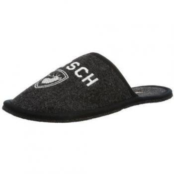 Adelheid Platzhirsch Filzpantoffel 12XX0263411 - Pantuflas de fieltro para hombre, color negro, talla 44/45