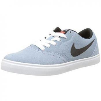 Nike SB Check (GS), Zapatillas de Skateboarding Para Niños, Gris / Negro (Bl Grey / Blk-Brght Crmsn-White), 37 1/2 EU