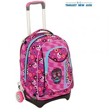 Seven Trolley New Jack Toddler backpack Negro, Cian, Rosa - Bolsos para niños