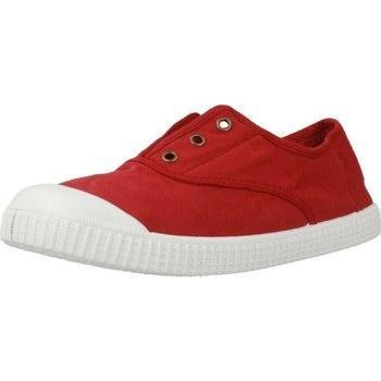 Victoria 1915 Girls' Slip-On Canvas Sneakers with Elastic and Reinforced Toe