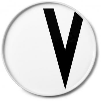 Design Letters Plato de porcelana personal