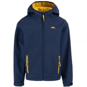 Chaqueta Softshell Faster para Niños/Niñas - Marino/Azufre Amarillo - Tallas 5-6 AÑOS