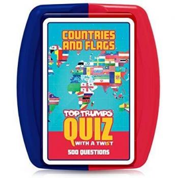 Top Trumps Países y Banderas Juego de cuestionario