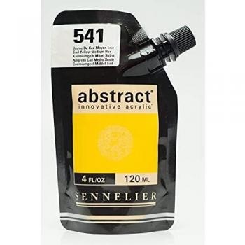 Sennelier : Abstract Acrylic : 120ml : Satin : Cadmium Yellow Medium Hue