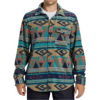 Billabong Furnace Pacific Abyft00101-Pac Camisa de Franela para Hombre en Color Azul