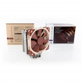 Noctua NH-U12S SE-AM4, Ultra-Quiet Slim Premium CPU Cooler with 120mm NF-F12 PWM Fan for AMD AM4 (Brown)