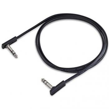 Rockboard 120 cm Flat TRS Cable - Black