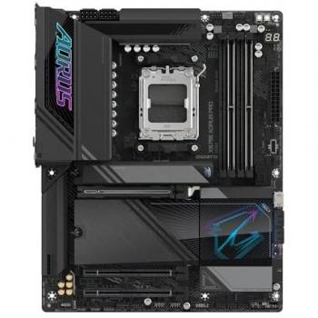 GIGABYTE X870E AORUS PRO Placa base - Compatible con CPUs AMD Ryzen 9000, VRM digital de 16+2+2 fases, hasta 8000MHz DDR5 (OC), 4xPCI