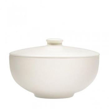 Iittala - Cuenco Teema Tiimi de 0,8 l con tapa blanca.