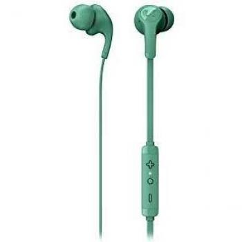 Fresh 'n Rebel Flow Tip | Auriculares Intraurales In-Ear con Cable y Micrófono Integrado - 3 tamaños de extremos de silicona - Misty Mint