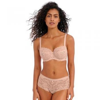 Freya Women's Offbeat Undewired Side Support Bra - Beige, Size 34DD