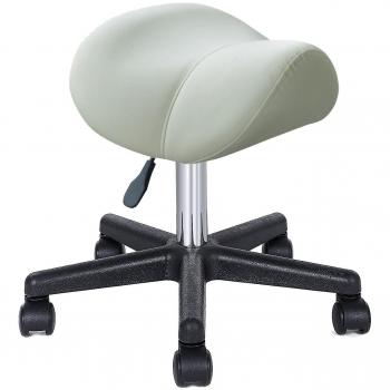 Crisnails® Silla de Trabajo, Taburete con Ruedas Giratorias, Taburete para Cosmetica, Dentista y Peluqueria