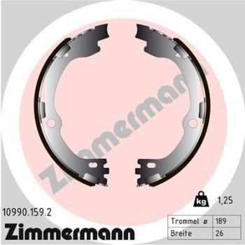 Kit de zapatas de freno ZIMMERMANN 10990.159.2 para frenos de tambor