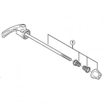 SHIMANO Cierre rápido KPL. 133 mm DH-T785 para