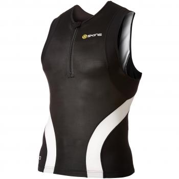 SKINS - Camiseta de compresión para Hombre, Talla S, Color Negro