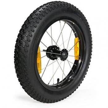 Burley 16+ Replacement Wheel Set with Quick-Release Axle - Black