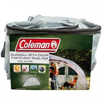 Coleman Event Shelter Pro XL Panel Lateral con Ventanas y Puerta para Carpa, Alta Protección Solar 50+, Impermeable, 4.5 x 4.5 m