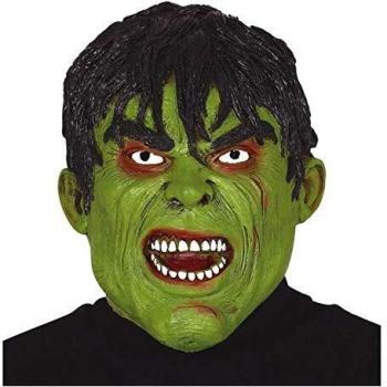 FIESTAS GUIRCA Mascara Hombre Verde Latex