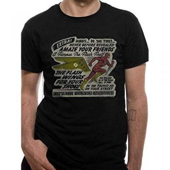 I-D-C DC Originals T-Shirt Flash Wings Size M Comics Shirts