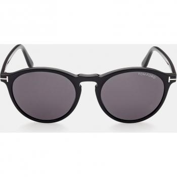 Gafas de sol redondas de acetato en negro Tom Ford FT 0904 01A