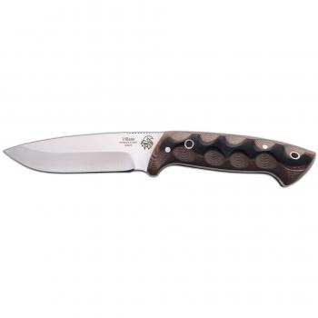 Cuchillo Bushcraft VILLANO J&V con mango Micarta bicolor