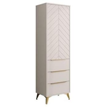 Estantería Comfivo Y102, Cerrable, Con Cajones y Puertas, Aglomerado Laminado y MDF, 180x54x40cm