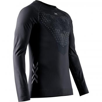 Camiseta de Running X-Bionic Twyce de Manga Larga Negra para Hombre