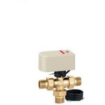 Válvula de bola desviadora motorizada de 3 vías 3/4 230V Caleffi