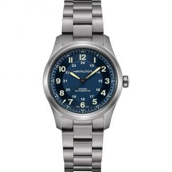Hamilton Khaki Field Titanium Blue Dial Automatic Watch 38mm H70205140