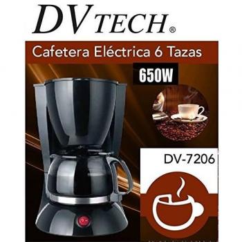Dvtech Cafetera Goteo 6 Taza 650w DV-7206