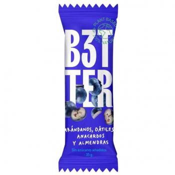 Barrita energética B3TTER de arándanos, dátiles, anacardos y almendras 35g
