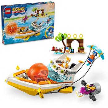 LEGO® 76997 Barco de Aventuras de Tails - Juegos de construcción, incluye figuras de Tails y un barco con detalles interactivos y accesorios