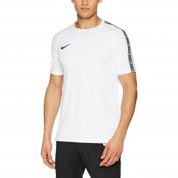 Nike Nk Brt Sqd Ss Camiseta, Hombre, White/Black/Black, L