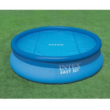 Cubierta solar de piscina redonda 549 cm Intex Azul