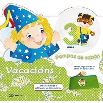 Pompas de xabón. Caderno de vacacións 3 anos - 9788499148496