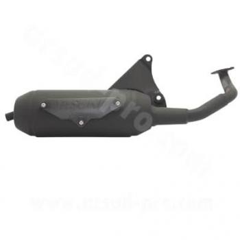 Escape Eco YASUNI - Acero Negro Unisex para Scooters 50cc