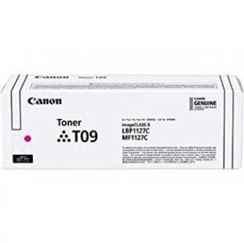 Canon T09 Magenta Toner Cartridge - Original, 1 pc(s), Compatible with Canon printers, High-quality printing, Easy installation, Page yield: approximately 2,300 pages at 5% coverage