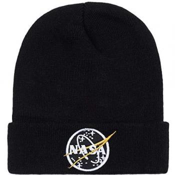 Gorro Unisex Alpha Industries Nasa Beanie Negro Talla Única