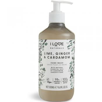 I Love Naturals Lime, Ginger & Cardamom Hand Wash Gel 500ml