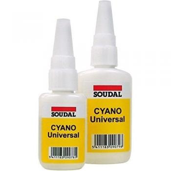 Adhesivo instantaneo cyano universal 20gr 127374 de 12 unidades