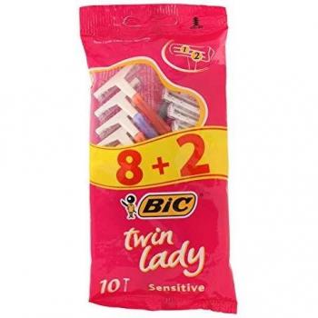 BIC maquinillas desechables sensitive mujer bolsa 8 + 2 uds